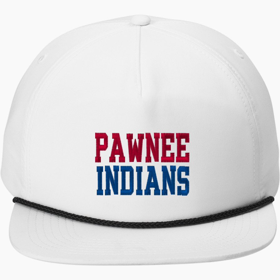 Pawnee Indians Port Authority 5-Panel Poly Rope Cap
