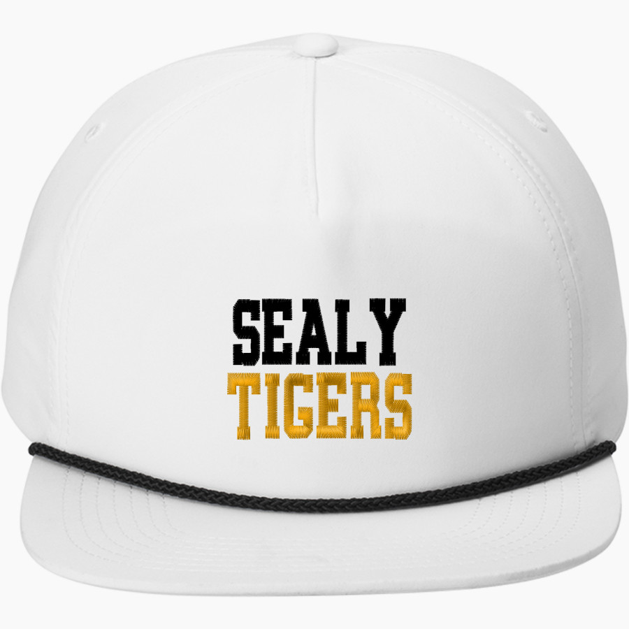 SEALY HIGH SCHOOL TIGERS <span class="pdp-name-mascot">SEALY TIGERS</span> Port Authority 5-Panel Poly Rope Cap