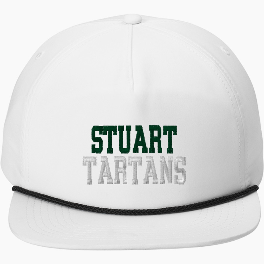 Stuart Tartans Port Authority 5-Panel Poly Rope Cap