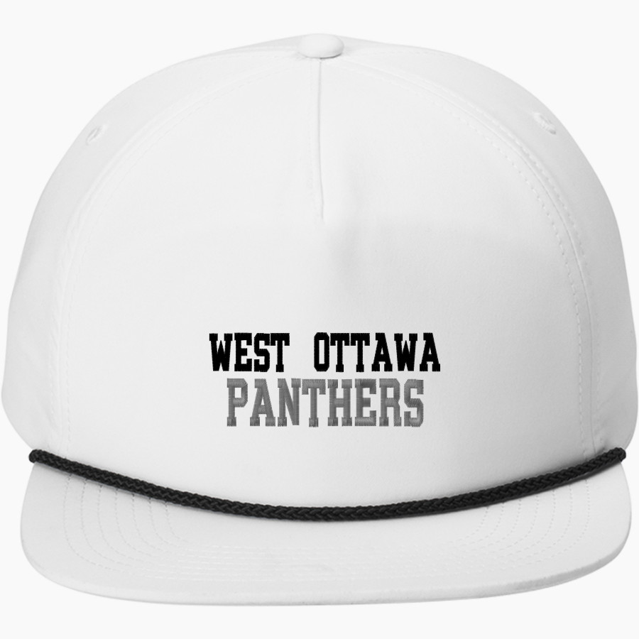 West Ottawa Panthers Port Authority 5-Panel Poly Rope Cap