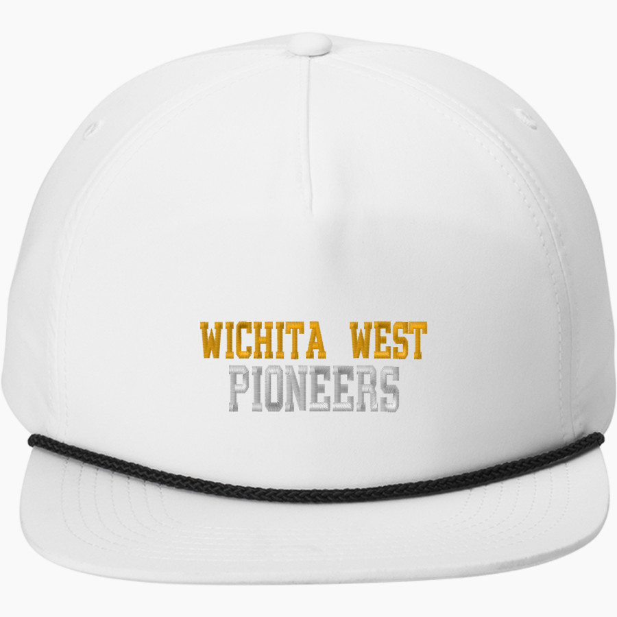 WICHITA WEST HIGH SCHOOL PIONEERS <span class="pdp-name-mascot">WICHITA WEST PIONEERS</span> Port Authority 5-Panel Poly Rope Cap