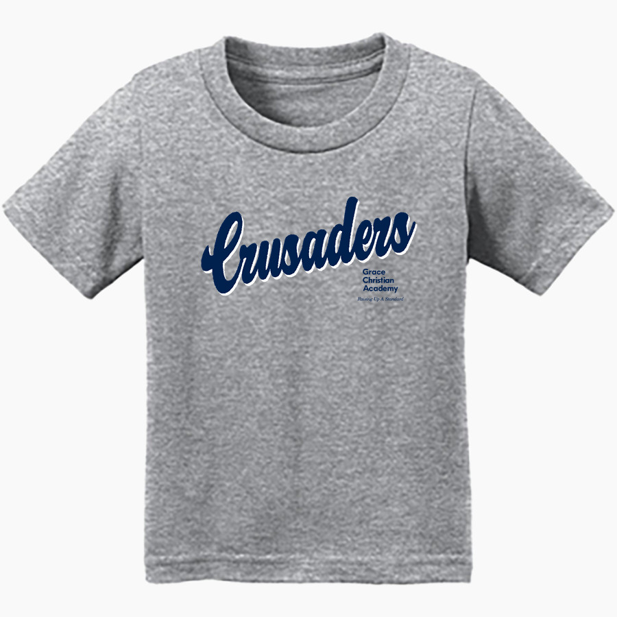 Grace Christian Academy Crusaders <span class="pdp-name-mascot">Grace Christian Academy Crusaders</span> Port & Company Infant Core Cotton Tee