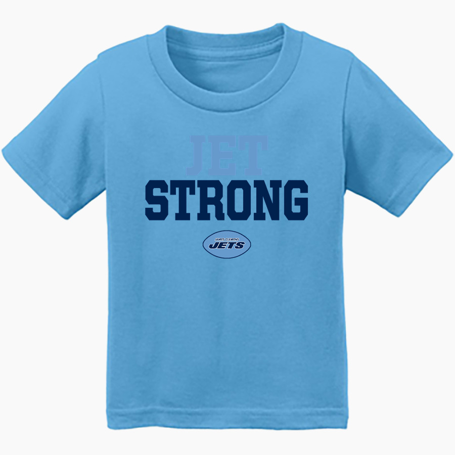 James Clemens Jets Port & Company Infant Core Cotton Tee
