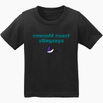 Emerald Coast Stingrays <span class="pdp-name-mascot">Emerald Coast Stingrays</span> Port & Company Infant Core Cotton Tee Front Thumbnail
