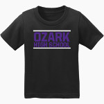 OZARK HIGH SCHOOL HILLBILLIES Port & Company Infant Core Cotton Tee Front Thumbnail