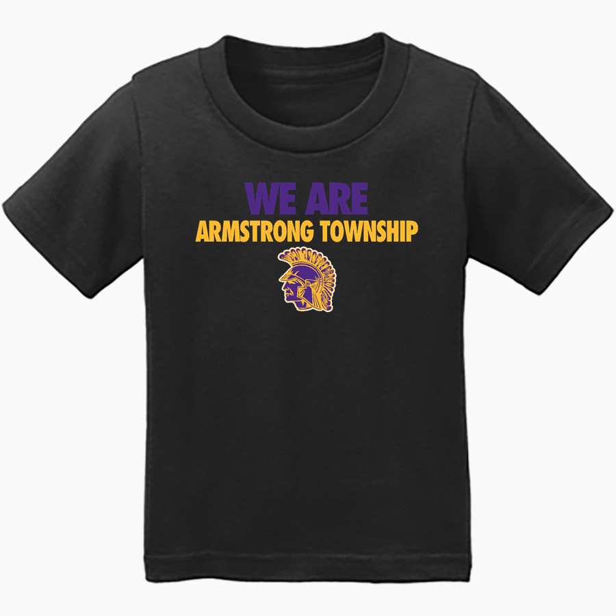 ARMSTRONG TOWNSHIP HIGH SCHOOL TROJANS <span class="pdp-name-mascot">ARMSTRONG TOWNSHIP TROJANS</span> Port & Company Infant Core Cotton Tee