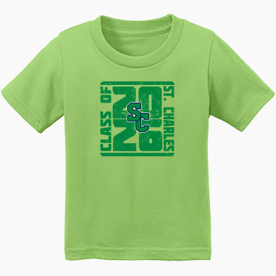 ST. CHARLES HIGH SCHOOL SPARTANS <span class="pdp-name-mascot">ST. CHARLES SPARTANS</span> Port & Company Infant Core Cotton Tee