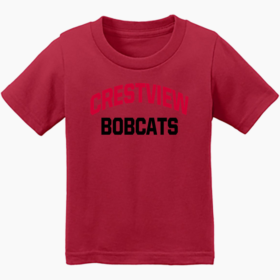 Crestview Bobcats <span class="pdp-name-mascot">Crestview Elementary School Bobcats</span> Port & Company Infant Core Cotton Tee