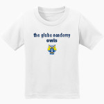 The GLOBE Academy Owls Port & Company Infant Core Cotton Tee Front Thumbnail