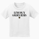 LINCOLN HIGH SCHOOL GOLDEN BEARS <span class="pdp-name-mascot">LINCOLN GOLDEN BEARS</span> Port & Company Infant Core Cotton Tee Front Thumbnail