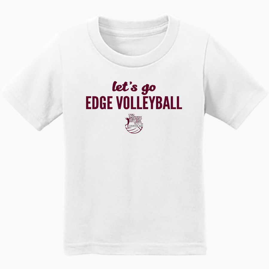 Edge Volleyball The Edge Volleyball <span class="pdp-name-mascot">The Edge Volleyball Club</span> Port & Company Infant Core Cotton Tee