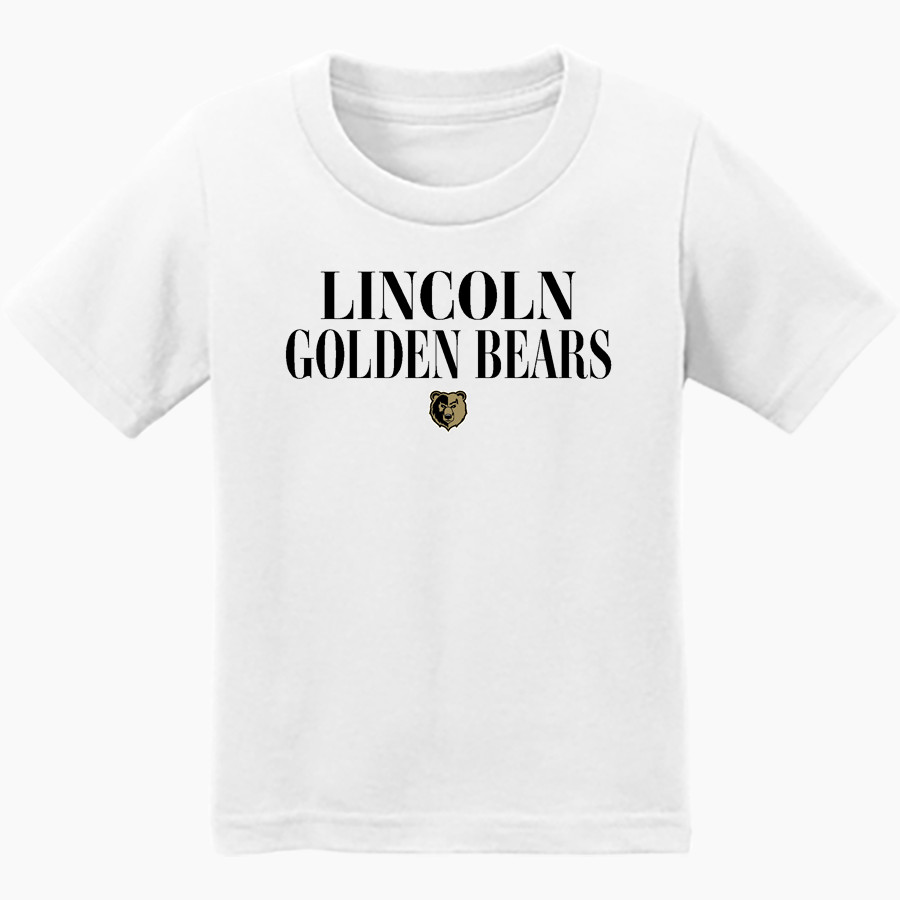 LINCOLN HIGH SCHOOL GOLDEN BEARS <span class="pdp-name-mascot">LINCOLN GOLDEN BEARS</span> Port & Company Infant Core Cotton Tee