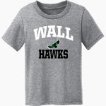 WALL HIGH SCHOOL HAWKS <span class="pdp-name-mascot">WALL HAWKS</span> Port & Co Toddler Core Cotton Tee Front Thumbnail
