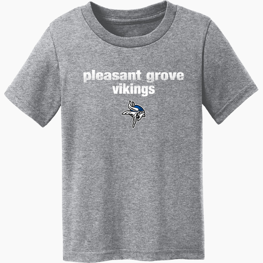 PLEASANT GROVE HIGH SCHOOL VIKINGS <span class="pdp-name-mascot">PLEASANT GROVE VIKINGS</span> Port & Co Toddler Core Cotton Tee