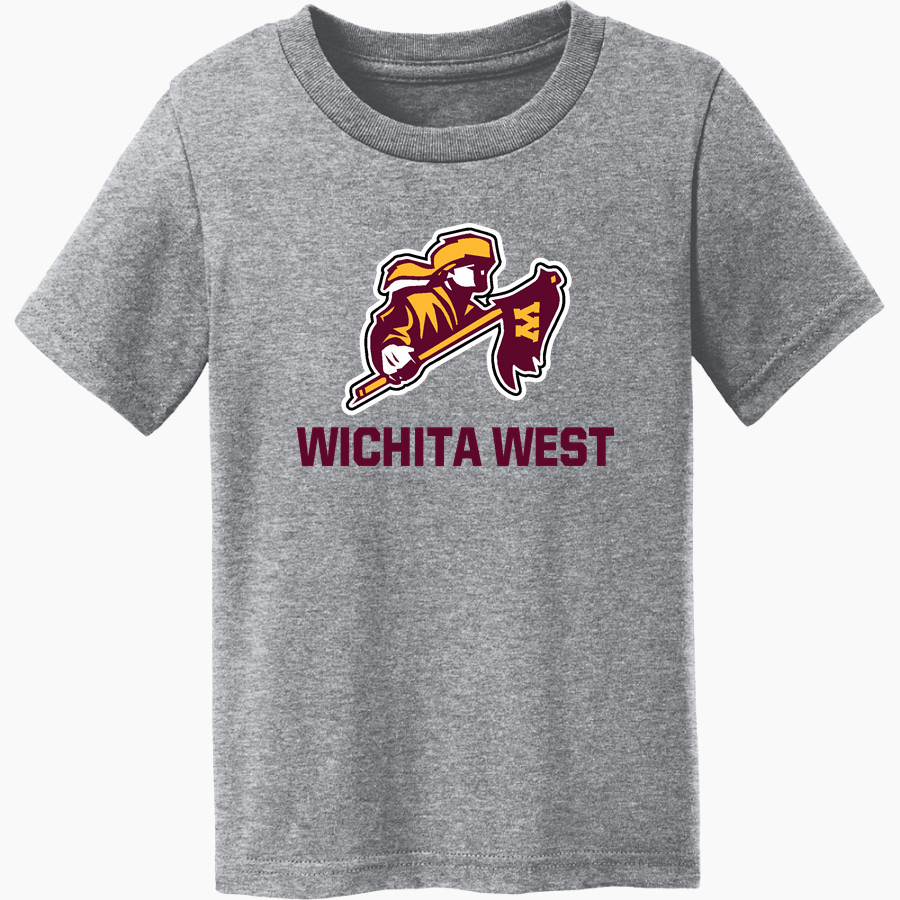 WICHITA WEST HIGH SCHOOL PIONEERS <span class="pdp-name-mascot">WICHITA WEST PIONEERS</span> Port & Co Toddler Core Cotton Tee