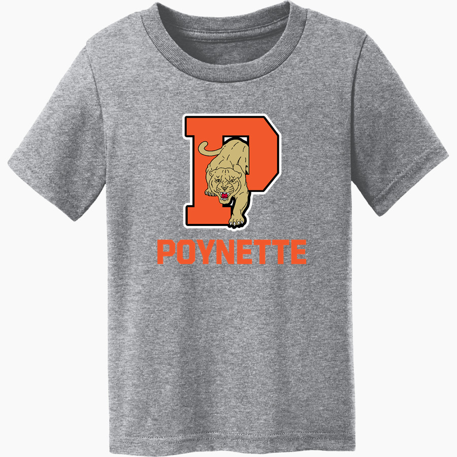 POYNETTE HIGH SCHOOL PUMAS <span class="pdp-name-mascot">POYNETTE PUMAS</span> Port & Co Toddler Core Cotton Tee