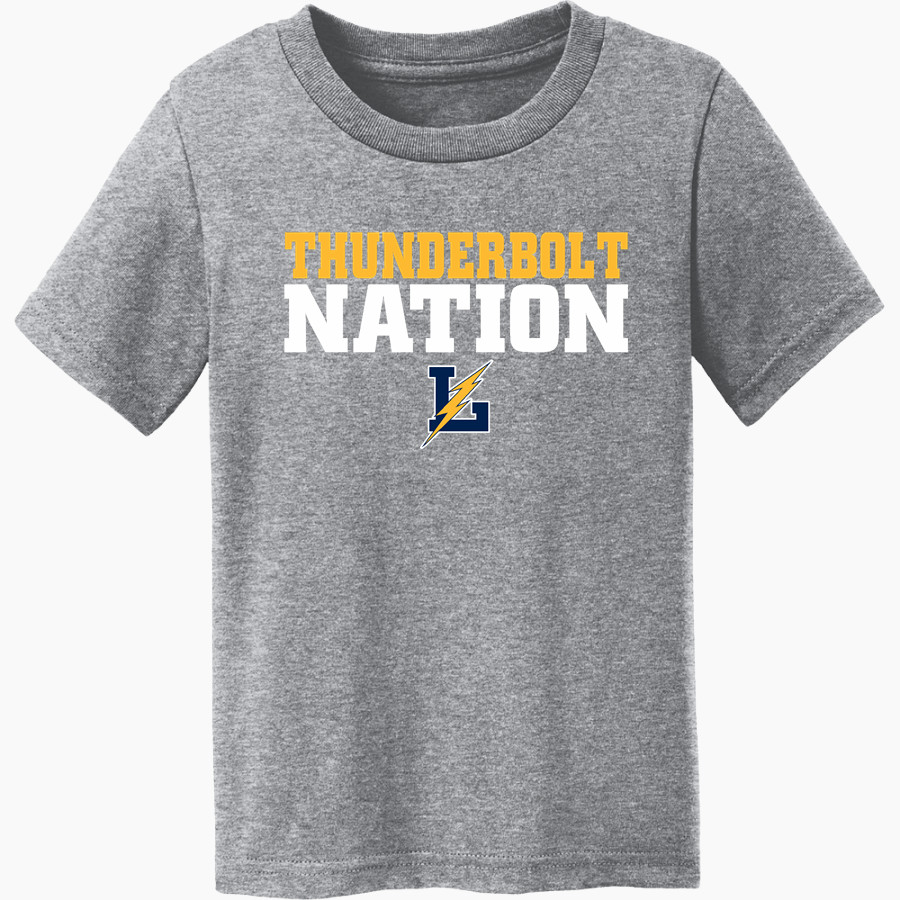 LITTLESTOWN HIGH SCHOOL THUNDERBOLTS <span class="pdp-name-mascot">LITTLESTOWN THUNDERBOLTS</span> Port & Co Toddler Core Cotton Tee
