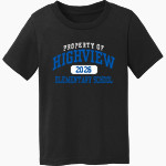 Highview Hawks <span class="pdp-name-mascot">Highview Elementary School Hawks</span> Port & Co Toddler Core Cotton Tee Front Thumbnail