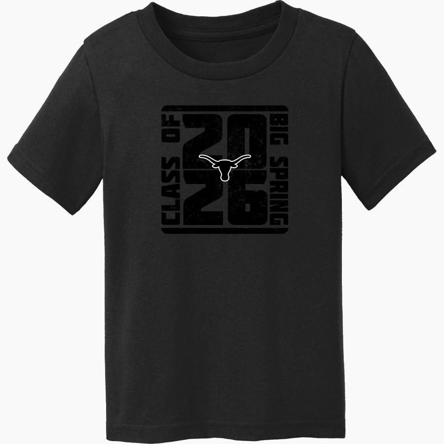 BIG SPRING HIGH SCHOOL STEERS <span class="pdp-name-mascot">BIG SPRING STEERS</span> Port & Co Toddler Core Cotton Tee