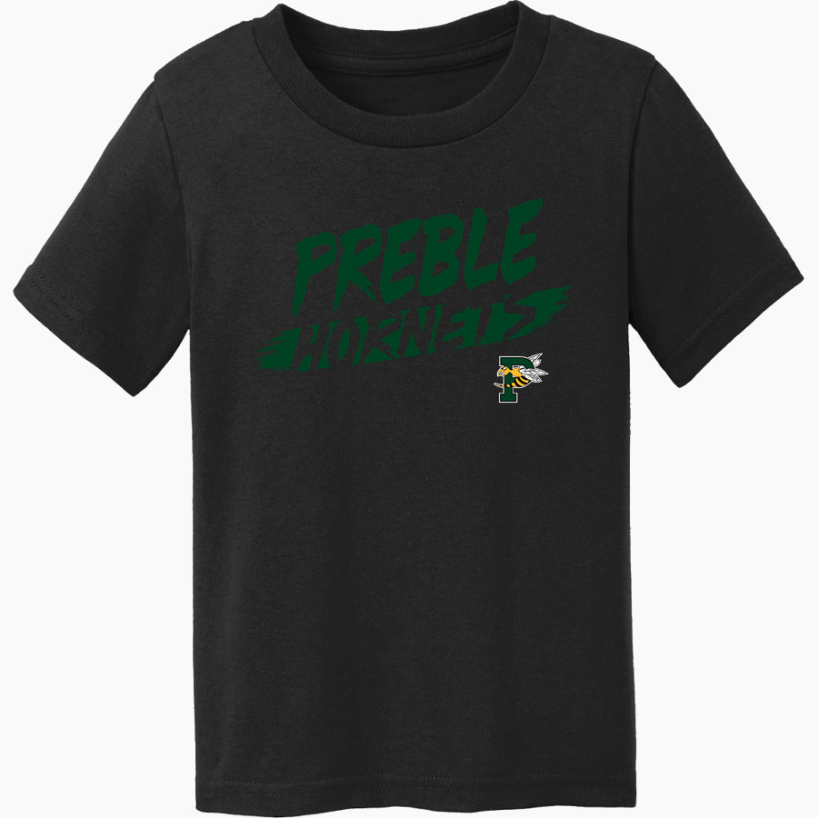 PREBLE HIGH SCHOOL HORNETS Port & Co Toddler Core Cotton Tee