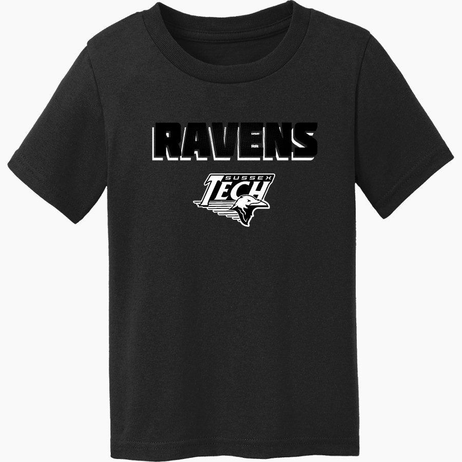 SUSSEX TECH HIGH SCHOOL RAVENS Port & Co Toddler Core Cotton Tee