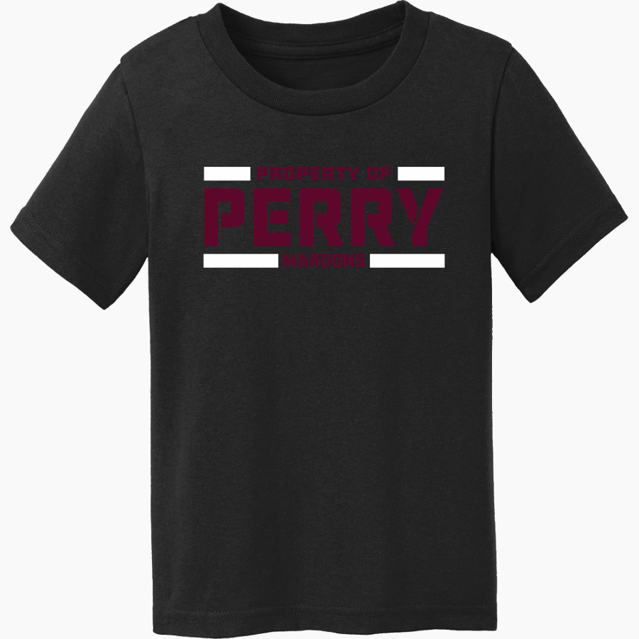 PERRY HIGH SCHOOL MAROONS Port & Co Toddler Core Cotton Tee