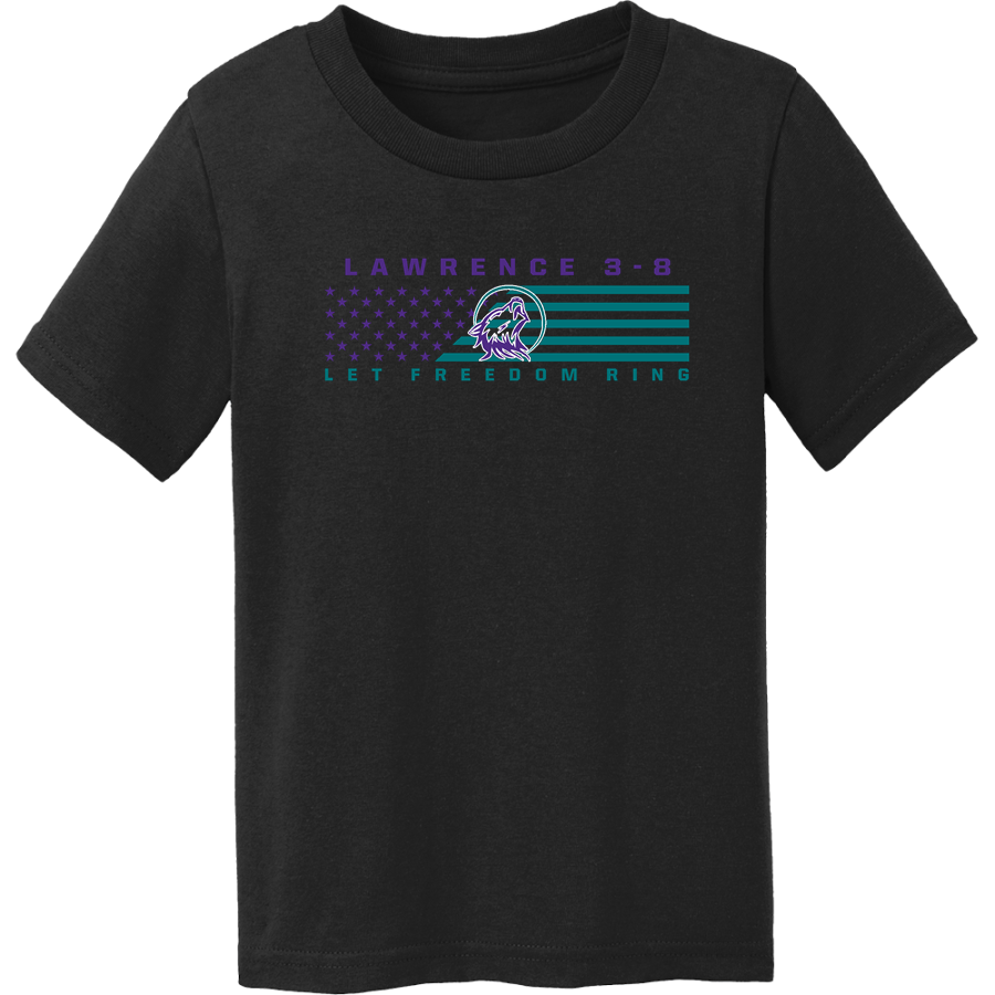 Lawrence 3-8 Lobos <span class="pdp-name-mascot">Lawrence 3-8 School Lobos</span> Port & Company Toddler Core Cotton Tee