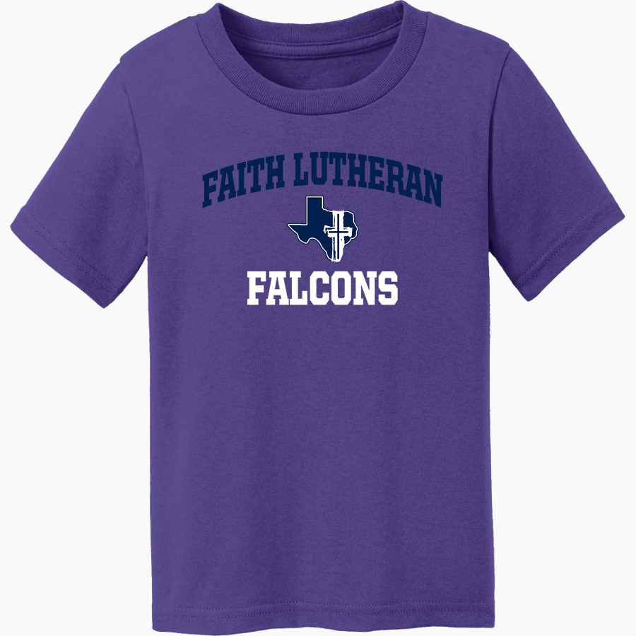 Faith Lutheran Falcons <span class="pdp-name-mascot">Faith Lutheran High School Falcons</span> Port & Co Toddler Core Cotton Tee