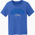 BAD AXE HIGH SCHOOL HATCHETS <span class="pdp-name-mascot">BAD AXE HATCHETS</span> Port & Co Toddler Core Cotton Tee Front Thumbnail