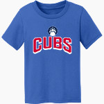 NORTH PINES CUBS Port & Co Toddler Core Cotton Tee Front Thumbnail