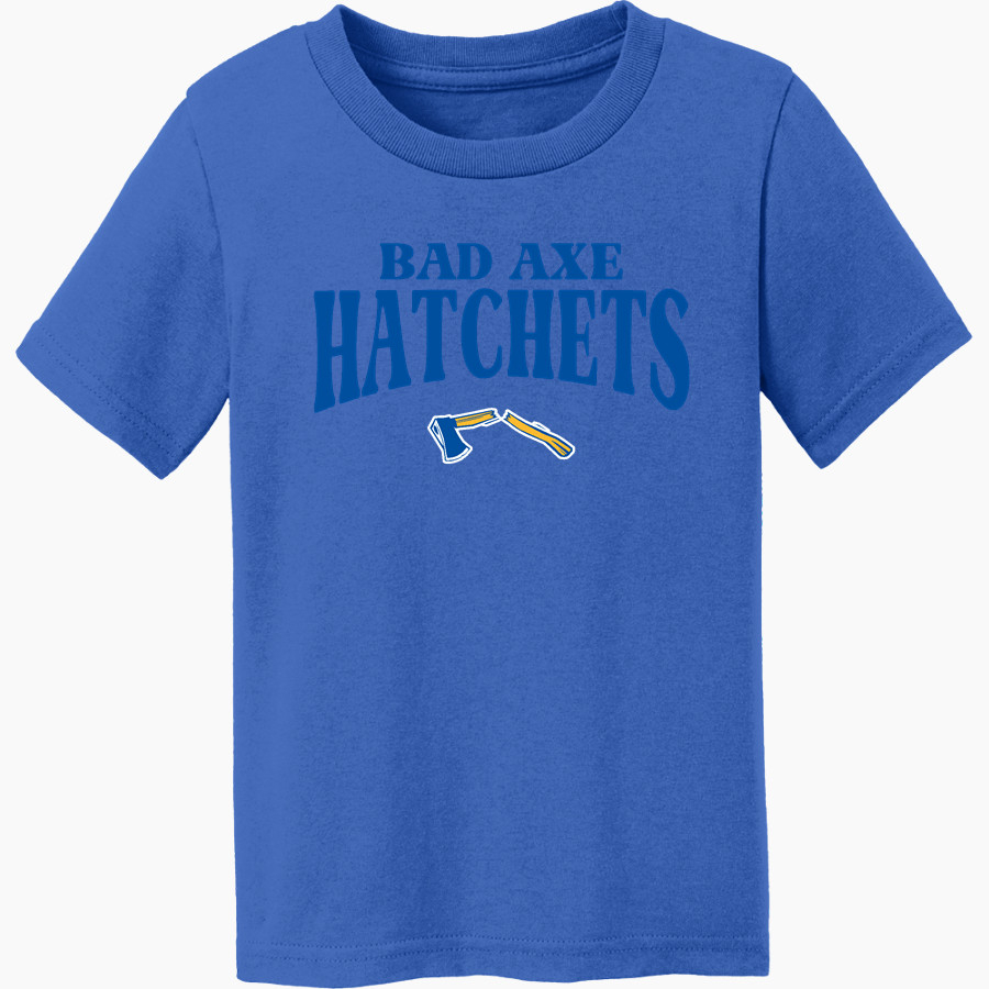 BAD AXE HIGH SCHOOL HATCHETS <span class="pdp-name-mascot">BAD AXE HATCHETS</span> Port & Co Toddler Core Cotton Tee