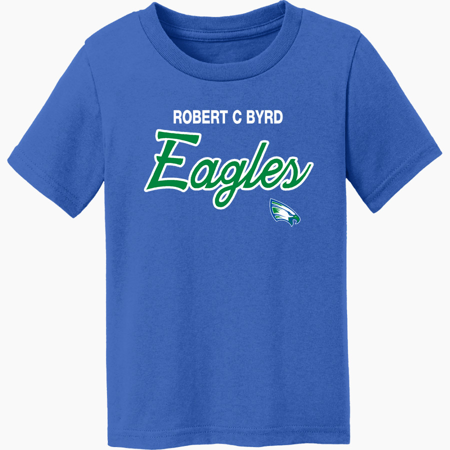ROBERT C BYRD HIGH SCHOOL EAGLES Port & Co Toddler Core Cotton Tee
