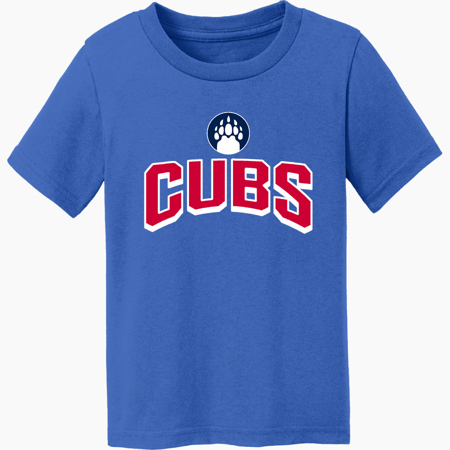 NORTH PINES CUBS Port & Co Toddler Core Cotton Tee
