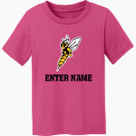 Superior Yellowjackets <span class="pdp-name-mascot">UW Superior Yellowjackets</span> Port & Co Toddler Core Cotton Tee Front Thumbnail