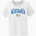 BELLWOOD-ANTIS HIGH SCHOOL BLUE DEVILS <span class="pdp-name-mascot">BELLWOOD - ANTIS BLUE DEVILS</span> Port & Co Toddler Core Cotton Tee Front Thumbnail