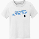LINCOLN COUNTY HIGH SCHOOL PANTHERS Port & Co Toddler Core Cotton Tee Front Thumbnail