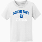 MIAMI EAST HIGH SCHOOL VIKINGS <span class="pdp-name-mascot">MIAMI EAST VIKINGS</span> Port & Co Toddler Core Cotton Tee Front Thumbnail