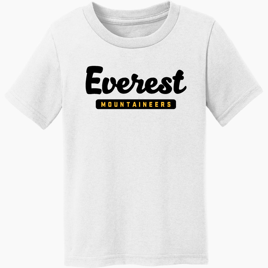 Everest Academy <span class="pdp-name-mascot">Everest Mountaineers</span> Port & Co Toddler Core Cotton Tee