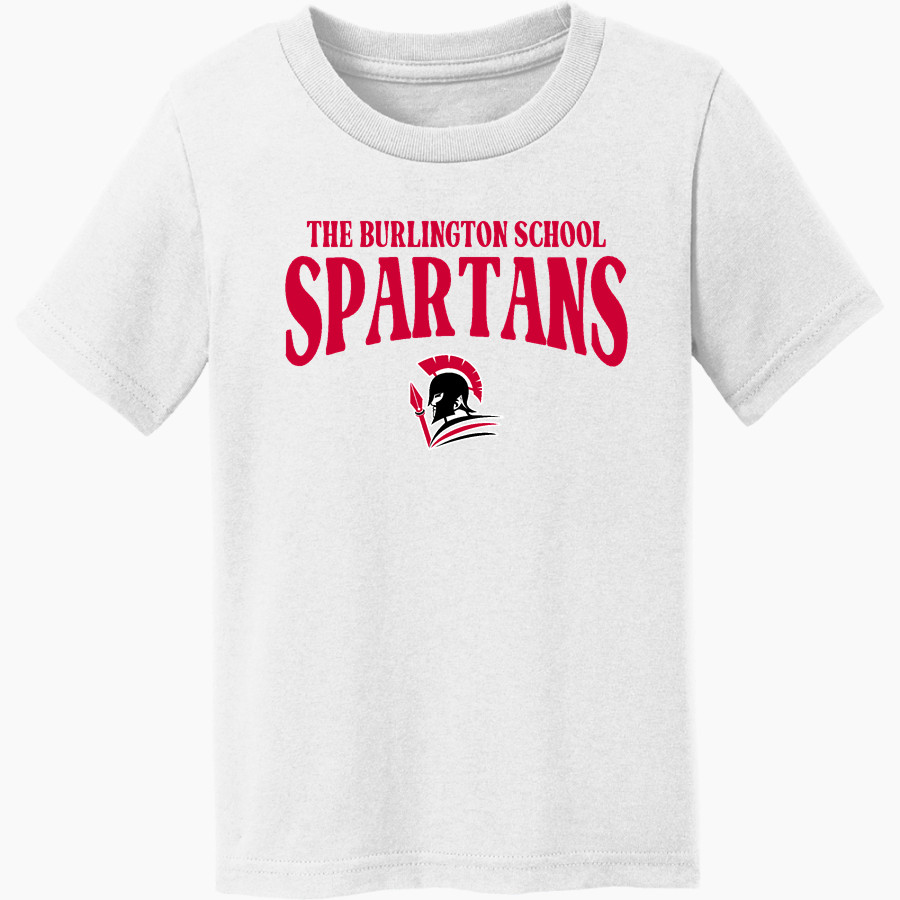 The Burlington School SPARTANS <span class="pdp-name-mascot">The Burlington School SPARTANS</span> Port & Co Toddler Core Cotton Tee