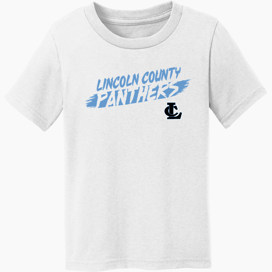 LINCOLN COUNTY HIGH SCHOOL PANTHERS Port & Co Toddler Core Cotton Tee