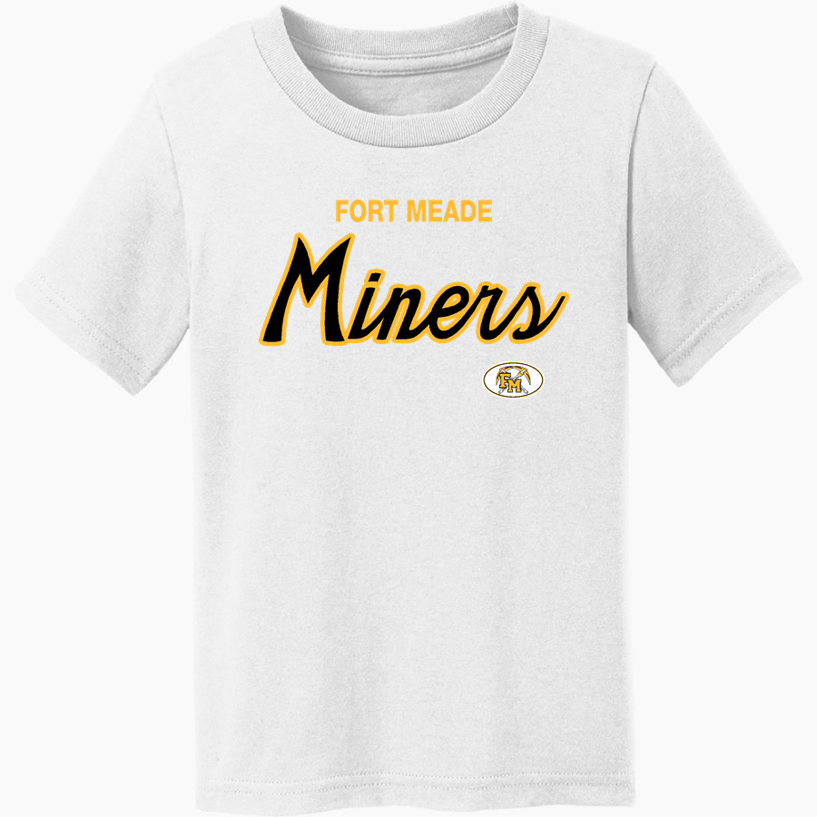 FORT MEADE HIGH SCHOOL MINERS Port & Co Toddler Core Cotton Tee