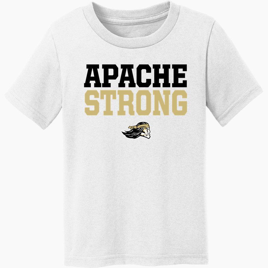 POTTSVILLE HIGH SCHOOL APACHES Port & Co Toddler Core Cotton Tee