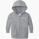 OverSouth OverSouth Port & Company Infant Core Fleece Full-Zip Hooded Sweatshirt Front Thumbnail
