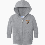ORANGE VISTA HIGH SCHOOL COYOTES <span class="pdp-name-mascot">ORANGE VISTA COYOTES</span> Port & Company Infant Core Fleece Full-Zip Hooded Sweatshirt Front Thumbnail