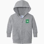 Triplett Tech Port & Company Infant Core Fleece Full-Zip Hooded Sweatshirt Front Thumbnail