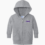 Farmersville Farmers <span class="pdp-name-mascot">Farmersville Farmers</span> Port & Company Infant Core Fleece Full-Zip Hooded Sweatshirt Front Thumbnail