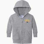 Green Acres Grizzlies <span class="pdp-name-mascot">Green Acres School Grizzlies</span> Port & Company Infant Core Fleece Full-Zip Hooded Sweatshirt Front Thumbnail