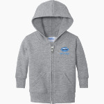James Clemens Jets Port & Company Infant Core Fleece Full-Zip Hooded Sweatshirt Front Thumbnail