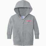 HAMILTON COUNTY HIGH SCHOOL TROJANS <span class="pdp-name-mascot">HAMILTON COUNTY TROJANS</span> Port & Company Infant Core Fleece Full-Zip Hooded Sweatshirt Front Thumbnail