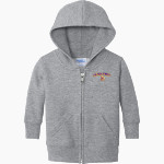 ARMSTRONG TOWNSHIP HIGH SCHOOL TROJANS <span class="pdp-name-mascot">ARMSTRONG TOWNSHIP TROJANS</span> Port & Company Infant Core Fleece Full-Zip Hooded Sweatshirt Front Thumbnail